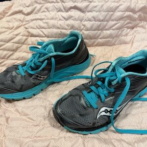 Saucony Women's Running Sneakers - Teal & Black